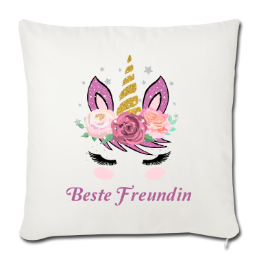 Geschenk Freundin Geburtstag Kissenbezug - Beste Freundin Geschenk für Damen und Mädchen