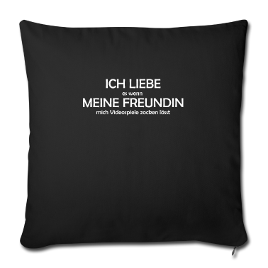 Geschenk Freundin Geburtstag Kissenbezug - Ich liebe meine Freundin