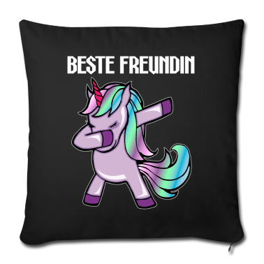 Geschenk Freundin Geburtstag Kissenbezug - Beste Freundin Geschenk für Damen und Mädchen