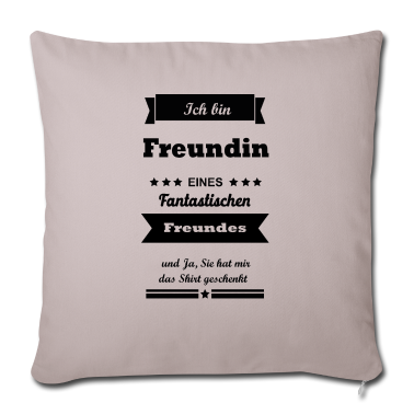 Geschenk Freundin Geburtstag Kissenbezug - Freundin und super