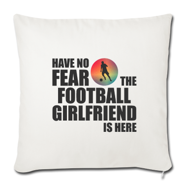 Geschenk Freundin Geburtstag Kissenbezug - Die Fußball Freundin