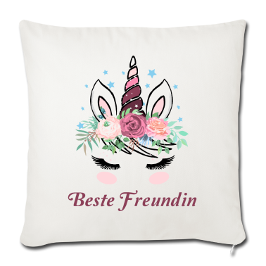 Geschenk Freundin Geburtstag Kissenbezug - Beste Freundin Geschenk für Damen und Mädchen