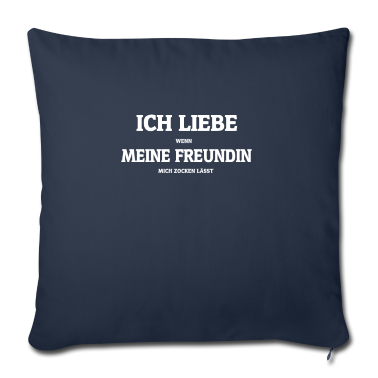 Geschenk Freundin Geburtstag Kissenbezug - Ich lieb meine Freundin