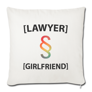Geschenk Freundin Geburtstag Kissenbezug - Anwalt Freundin