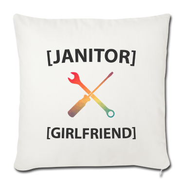 Geschenk Freundin Geburtstag Kissenbezug - Hausmeister Freundin