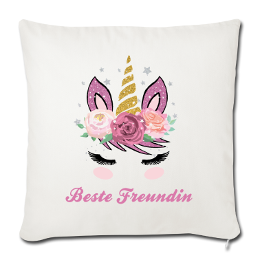 Geschenk Freundin Geburtstag Kissenbezug - Beste Freundin Geschenk für Damen und Mädchen