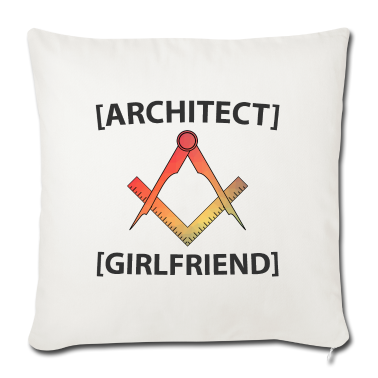 Geschenk Freundin Geburtstag Kissenbezug - Architekt Freundin