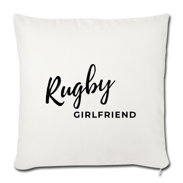 Geschenk Freundin Geburtstag Kissenbezug - Rugby-Freundin.