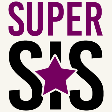 Motiv Super SIS Schwester Freundin Geschenk Geburtstag