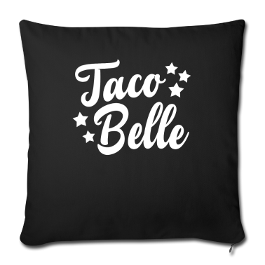 Geschenk Freundin Geburtstag Kissenbezug - Taco Belle mexikanisch fast food Freundin Geschenk