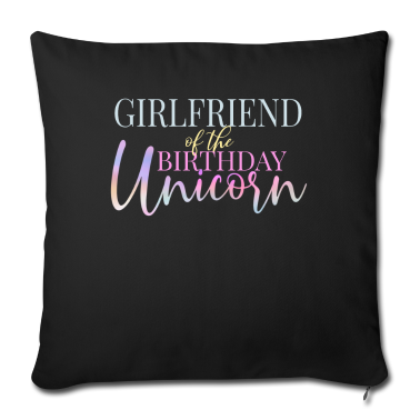 Geschenk Freundin Geburtstag Kissenbezug - Freundin des Geburtstags Einhorn Kader Themen Pa