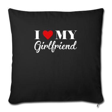 Geschenk Freundin Geburtstag Kissenbezug - Ich liebe meine Freundin