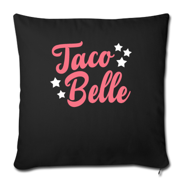 Geschenk Freundin Geburtstag Kissenbezug - Taco Belle fast food mexikanisch Freundin Geschenk