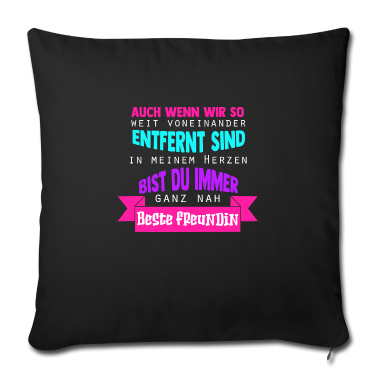 Geschenk Freundin Geburtstag Kissenbezug - Freundschaft Beste Freundin Trend Motiv Freundin