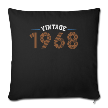 Geschenk Freundin Geburtstag Kissenbezug - Geburtsjahr 1968 Vintage Frau Geburtstag Geschenk