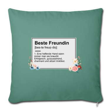 Geschenk Freundin Geburtstag Kissenbezug - Beste Freundin noun