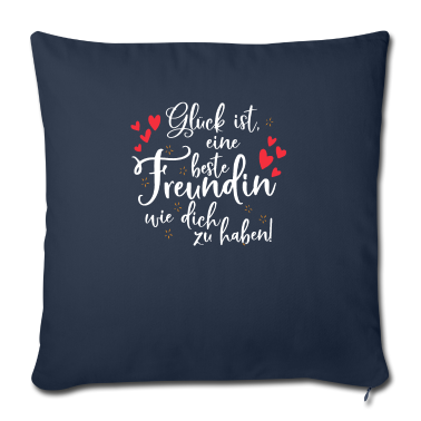 Geschenk Freundin Geburtstag Kissenbezug - beste freundin geschenk