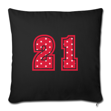 Geschenk Freundin Geburtstag Kissenbezug - 21 JAHRE ALT 21 Geburtstag Freundin Retro