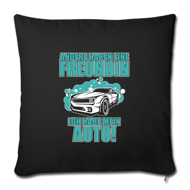 Geschenk Freundin Geburtstag Kissenbezug - Freundin Auto Wagen