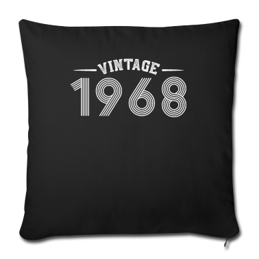 Geschenk Freundin Geburtstag Kissenbezug - Geburtsjahr 1968 Vintage Mann Geburtstag Geschenk