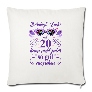 Geschenk Freundin Geburtstag Kissenbezug - 20. Geburtstag Frauen Geschenk beste Freundin