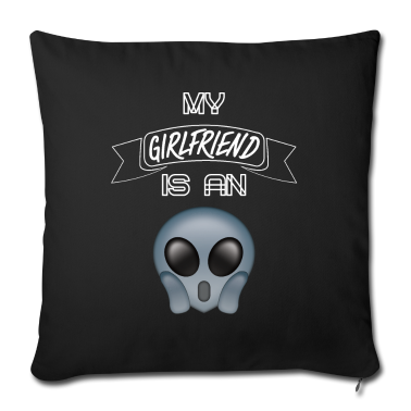 Geschenk Freundin Geburtstag Kissenbezug - Freundin Alien Geschenk