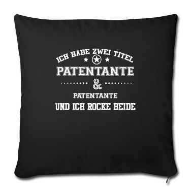 Geschenk Freundin Geburtstag Kissenbezug - GESCHENK HABE FREUNDIN Patentante