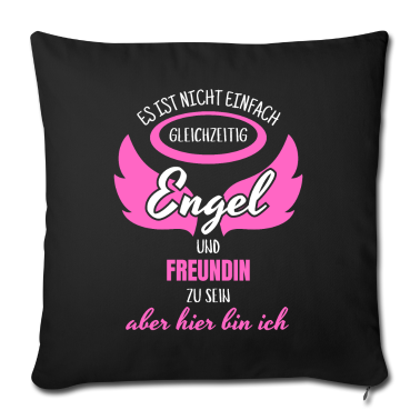 Geschenk Freundin Geburtstag Kissenbezug - Freundin Engel