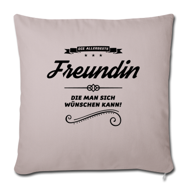 Geschenk Freundin Geburtstag Kissenbezug - freundin allerbeste design
