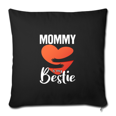 Geschenk Freundin Geburtstag Kissenbezug - Mama ist meine beste Freundin