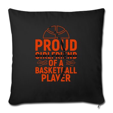 Geschenk Freundin Geburtstag Kissenbezug - Stolze Freundin eines Basketballspielers