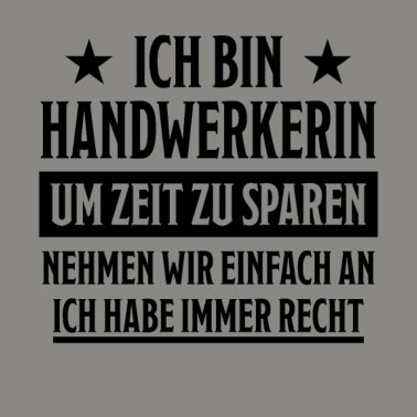 Motiv Handwerkerin Heimwerkerin Lustiger Spruch Geschenk