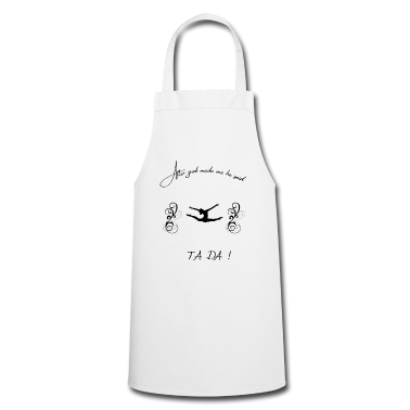 Geschenk Freundin Geburtstag Sch&uuml;rze - After God made Me He Said Ta Da - Gymnastic