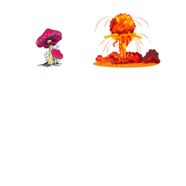 Motiv DEINE FREUNDIN MEINE FREUNDIN ATOMPILZ VERGLEICH