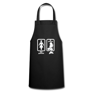 Geschenk Freundin Geburtstag Sch&uuml;rze - Meine Freundin Deine Freundin Meerjungfrau Nixe