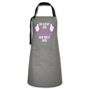 Geschenk Freundin Geburtstag Sch&uuml;rze - Die beste Freundin der Welt Spruch Geschenk