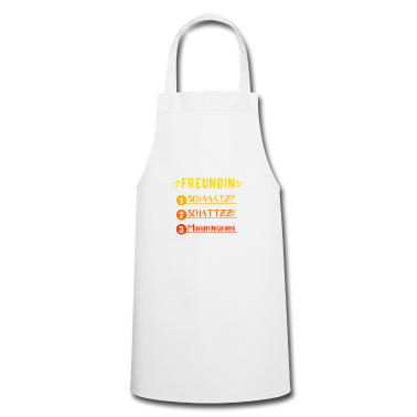 Geschenk Freundin Geburtstag Sch&uuml;rze - Lieblingswoerter Freundin