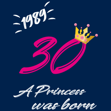 Motiv 30 Geburtstag,Jahrgang 1989,Frau,Freundin,Geschenk