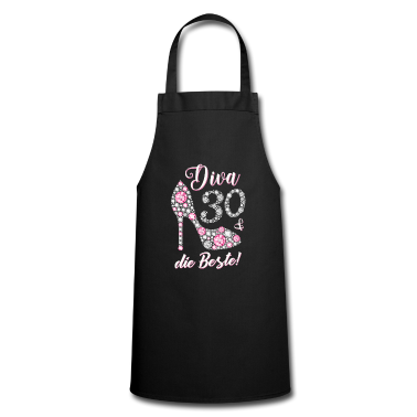 Geschenk Freundin Geburtstag Sch&uuml;rze - Diva die Beste 30 Jahre Geschenk 30. Geburtstag