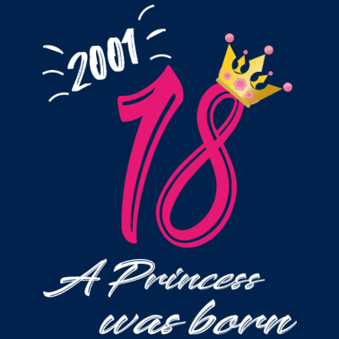 Motiv 18 Geburtstag,Jahrgang 2001,Mädchen,Frau,Freundin