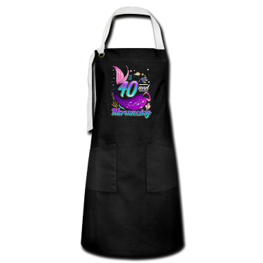 Geschenk Freundin Geburtstag Sch&uuml;rze - 40 Jahre alte Meerjungfrau 40. Geburtstag Freundin