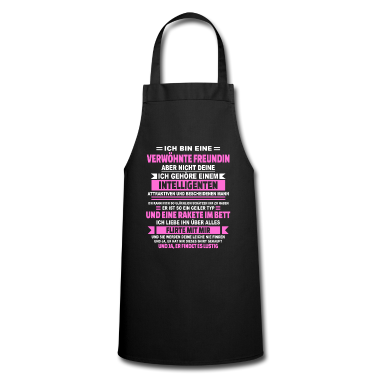 Geschenk Freundin Geburtstag Sch&uuml;rze - Ja ich bin eine verwöhnte Freundin