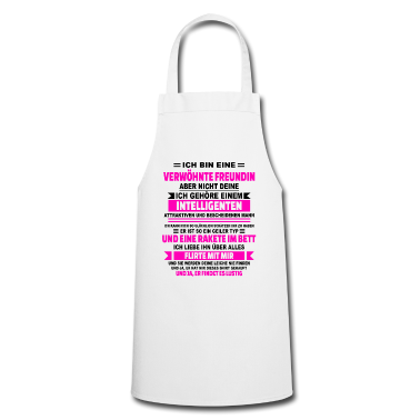 Geschenk Freundin Geburtstag Sch&uuml;rze - Ja ich bin eine verwöhnte Freundin