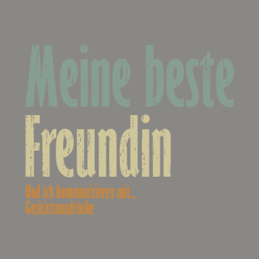 Motiv Meine beste Freundin und ich kommunizieren mit