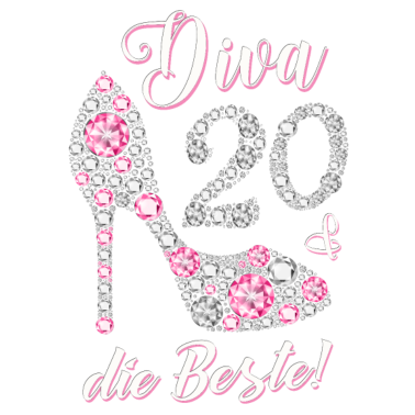 Motiv Diva die Beste 20 Jahre Geschenk 20. Geburtstag