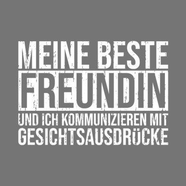 Motiv Meine beste Freundin und ich kommunizieren mit