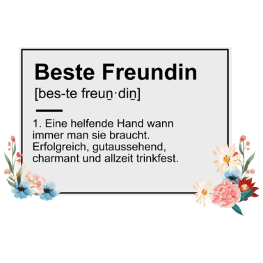 Motiv Beste Freundin noun