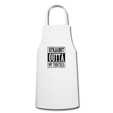 Geschenk Freundin Geburtstag Sch&uuml;rze - STRAIGHT OUTTA MY THIRTIES 30 Geburtstag Freundin