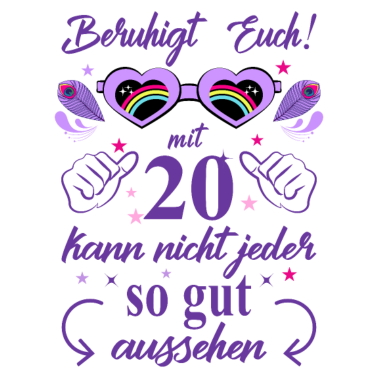 Motiv 20. Geburtstag Frauen Geschenk beste Freundin