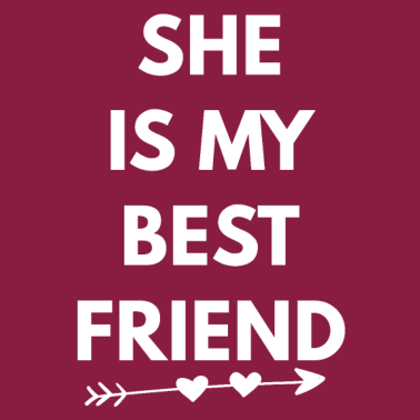 Motiv Sie ist meine beste Freundin
